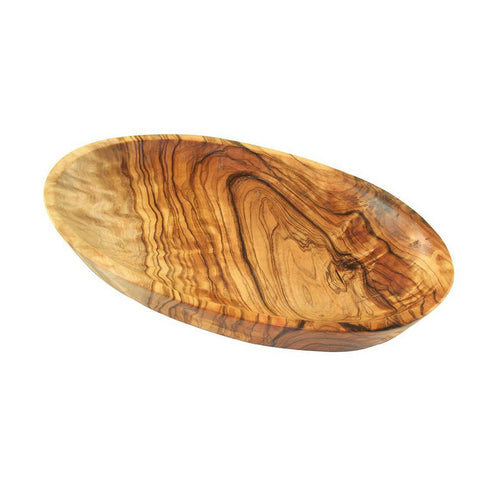 Small oval bowl of approximately 17 – 19 x 11 x 3 cm made of olive wood