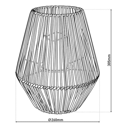 Lampada Solare a LED da Esterno "Plasto" (Ø 26 cm) – Marrone & Warm Effect