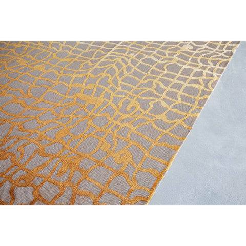 Tappeto Flatweave Eco-Sostenibile "Dedalo" – Scarabeo Giallo