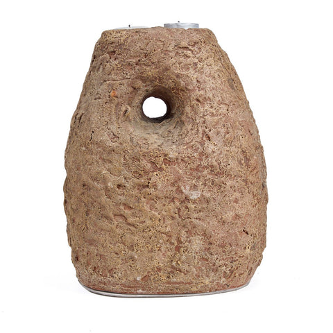 Portacandele Terra Totem in Terracotta – Marrone