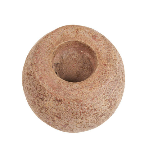 Portacandele Cavestone in Terracotta – Marrone