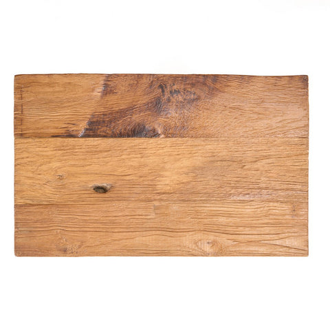 Sgabello Siku in Teak di Recupero – Naturale