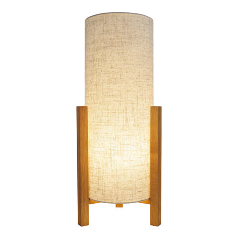 Lampada "Matilda" in Legno Naturale e Tessuto – 52 cm