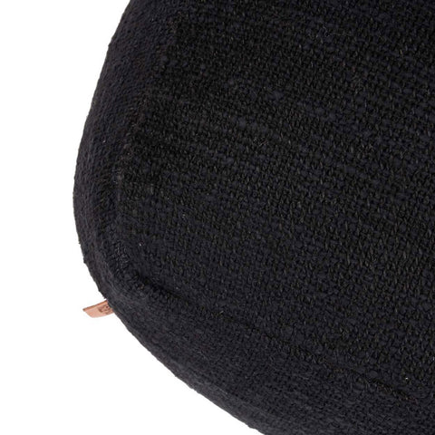 Pouf Basso Rotondo in Cotone Intrecciato Comfy Pouffe (60x25 cm)