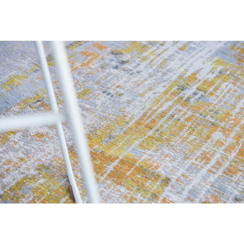 Louis De Poortere Tappeto Astratto Eco – Sea Bright Sunny / Giallo e Bianco