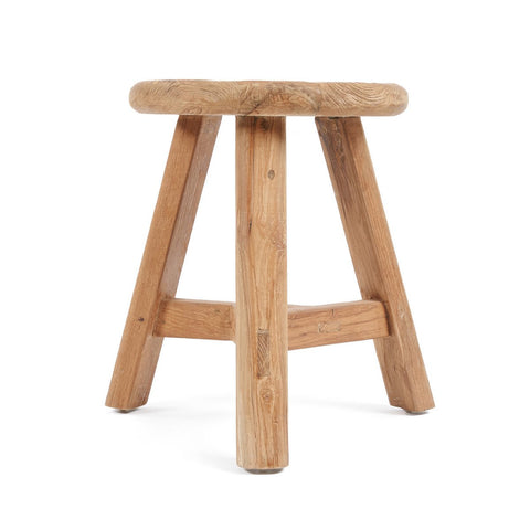 Sgabello in Legno di Teak Riciclato Noguchi