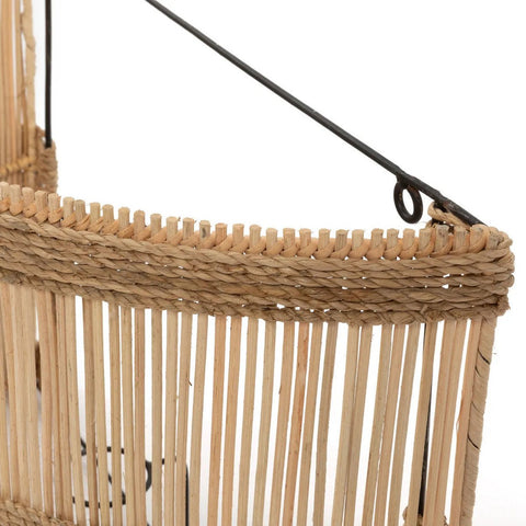 Applique da Parete in Rattan e Alga Marina The Doedoe – Naturale (Media, H 33 cm)