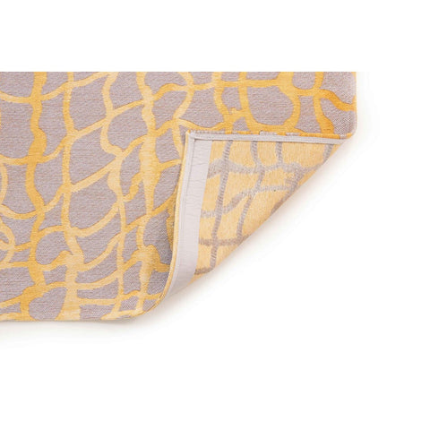 Tappeto Flatweave Eco-Sostenibile "Dedalo" – Scarabeo Giallo