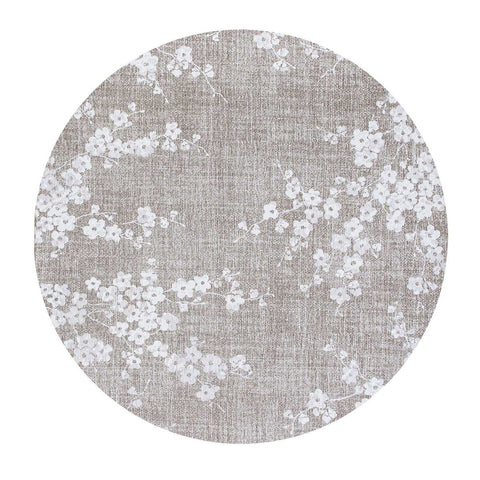 Tappeto Flatweave Eco-Sostenibile "Sakura" – Morning Mist (Grigio e Marrone)