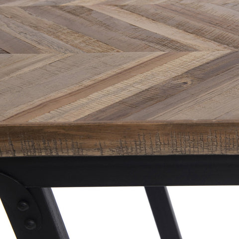 Panca Pieghevole in Legno a Spina di Pesce 110 cm