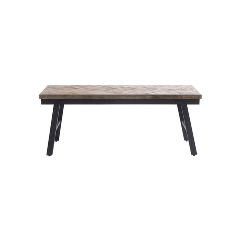 Panca Pieghevole in Legno a Spina di Pesce 110 cm