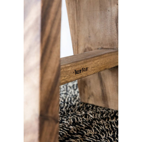 Tappeto Rotondo in Alga Marina, Rafia e Sisal – Nero Naturale (Ø 200 cm)