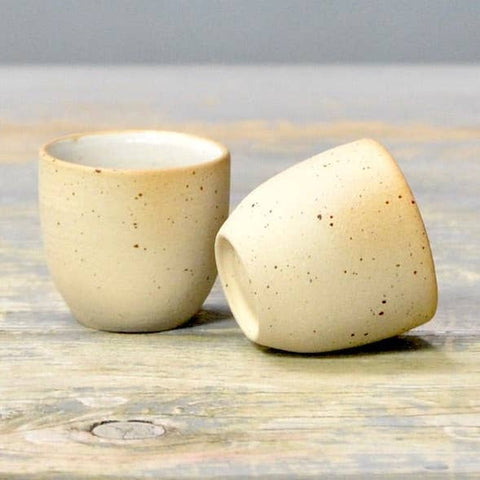tazzina espresso ristretto ceramica artigianale maculata