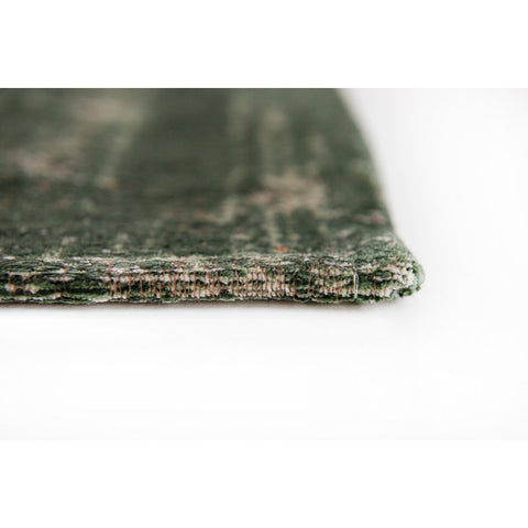 Louis De Poortere Tappeto Flatweave "Medallion" – Majestic Forest (Verde)