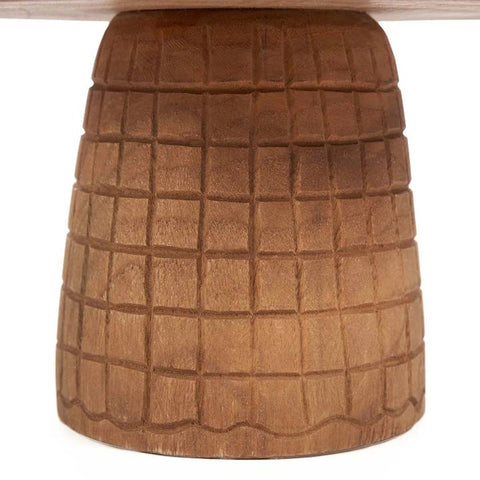 dettaglio intreccio rattan tavola elegante