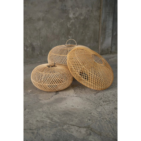 Lampada a Sospensione in Rattan The Wholly – Naturale / Beige L
