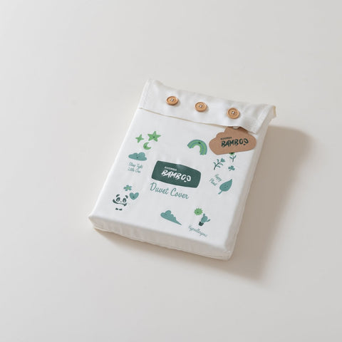 Copripiumino per Bambini in Fibra di Bambù Biologico – Naturale (400 TC)