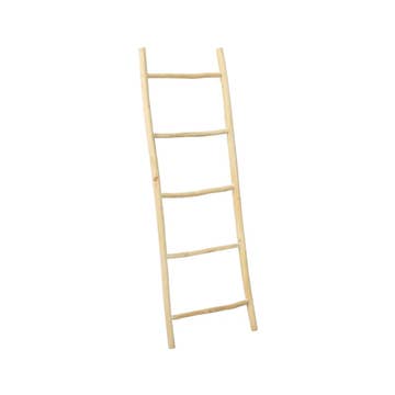 Escalera Decorativa Tulum de Teca Natural 165 cm