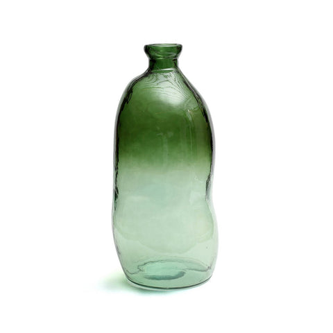Vaso da Terra Scultoreo in Vetro Jinsuo – Verde (Altezza 73 cm)