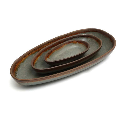 Côa 17 cm Rectangular Stoneware Serving Plate