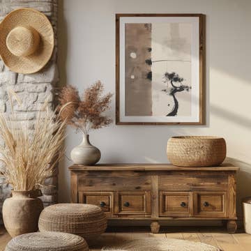 stampa artistica a inchiostro stile minimal contemporaneo