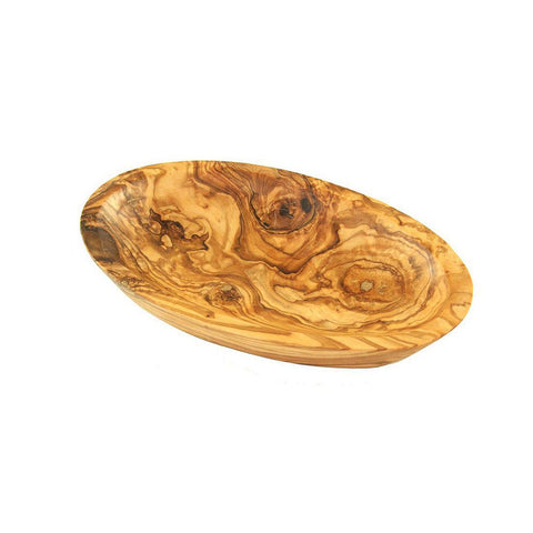 Ciotola Ovale in Legno d’Ulivo (16 cm)