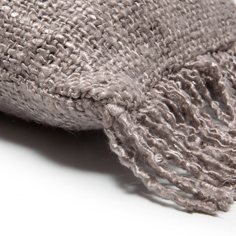 Fodera per Cuscino Lumbar in Cotone Tattile The Oh My Gee – Grigio Perla (35x100 cm)