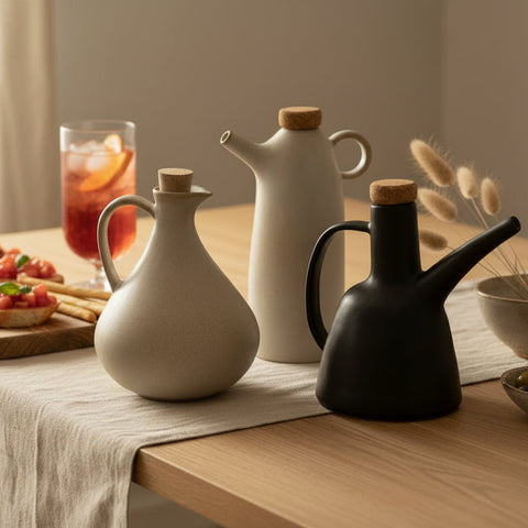 Bottiglie in gres olio