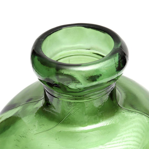 Vaso Scultoreo in Vetro Riciclato Bolai – Verde (Ø 45 cm)