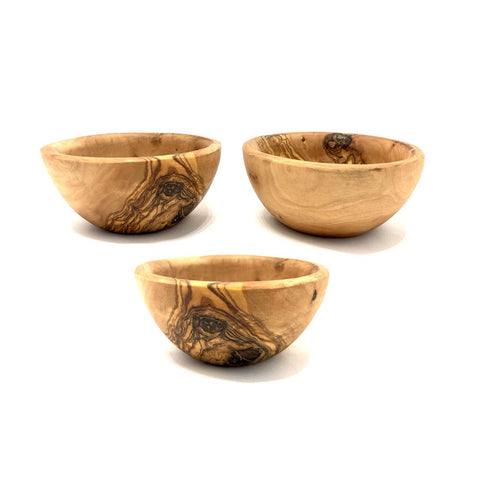 Ciotola tapas in legno d’ulivo Ø12 cm – artigianale