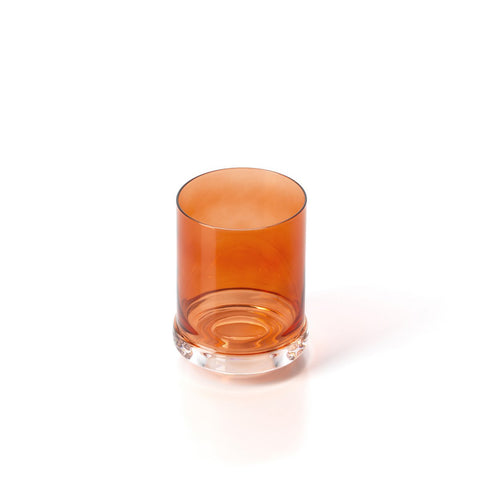 Bicchiere DOF in Vetro Artigianale – Arancione (306 g, Ø 8,8 cm)
