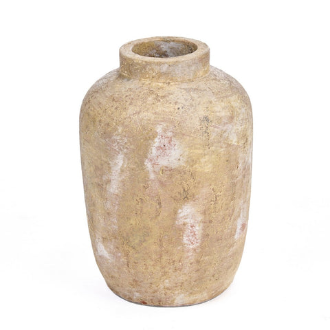 Vaso The Clay Echo in Terracotta – Crema – M