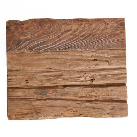 Sgabello in Teak Riciclato Yoke S