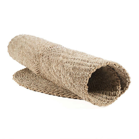 Tappeto Rotondo Intrecciato in Sisal Sizali "I'm" – Naturale (Ø 150 cm)