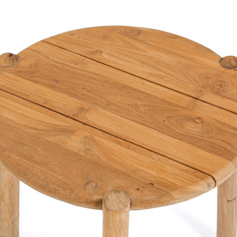 Tavolino da Esterno in Legno Massello di Teak "Gilimanuk" (47 x 47 cm)
