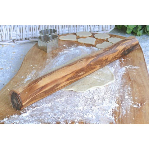 Mattarello Design in Legno d’Ulivo – 30 cm