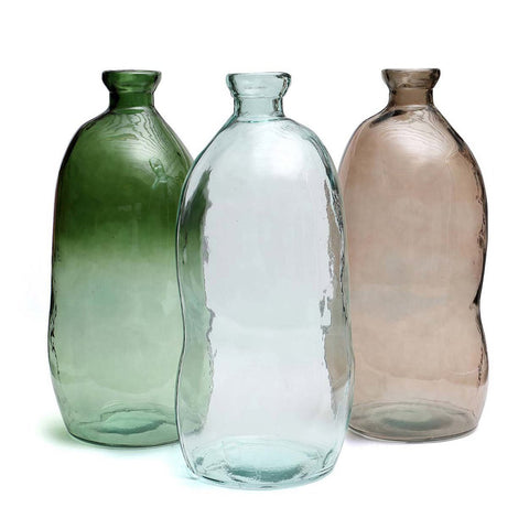 Vaso da Terra Scultoreo in Vetro Jinsuo – Verde (Altezza 73 cm)