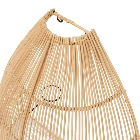 Paraluce da parete Lalo in rattan naturale – L
