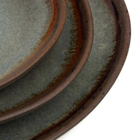 Piatto da Antipasto in Gres con Smalto Reattivo Côa (Ø 17 cm)