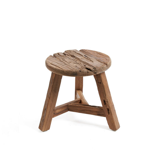 Sgabello in Teak Riciclato Yatai M