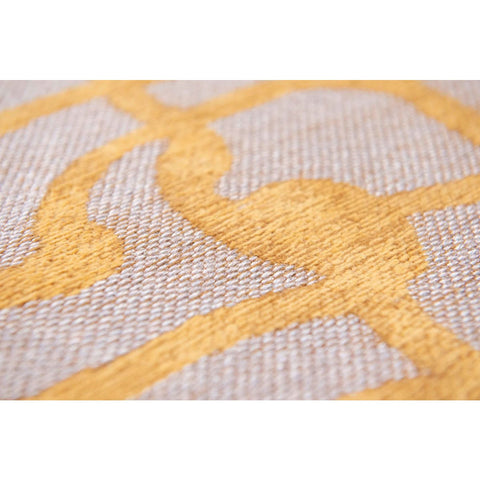 Tappeto Flatweave Eco-Sostenibile "Dedalo" – Scarabeo Giallo
