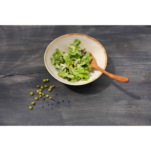Piatto Ciotola Piccolo in Gres Portoghese Cascais – Bianco e Oro (Ø 16,5 cm)
