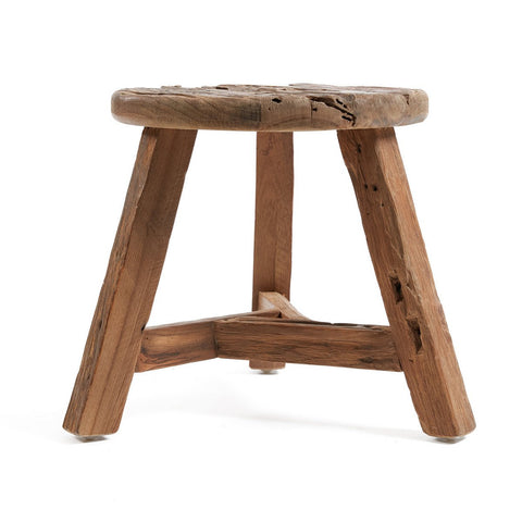 Sgabello in Teak Riciclato Yatai M