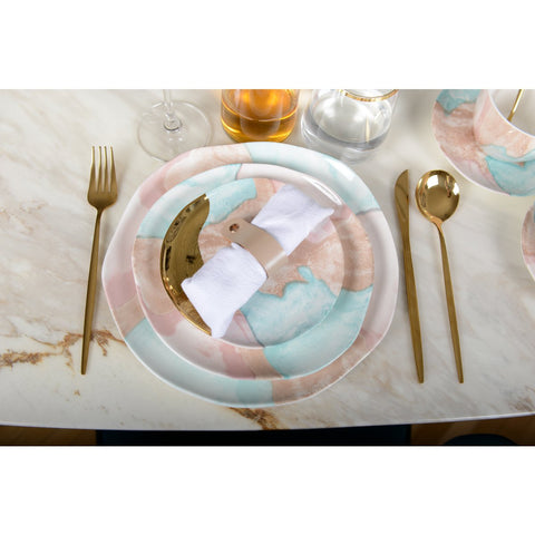 Piatto da Pane in Porcellana Multicolore "Trésor de Mine" (Ø 16 cm)