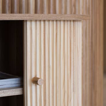 Credenza Japandi in Legno Naturale Hector