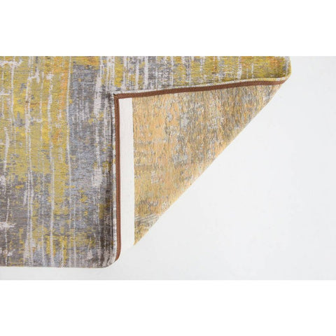 Louis De Poortere Tappeto Astratto Eco – Sea Bright Sunny / Giallo e Bianco