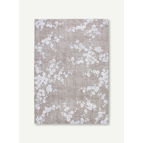 Tappeto Flatweave Eco-Sostenibile "Sakura" – Morning Mist (Grigio e Marrone)