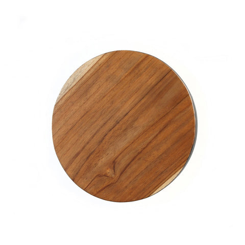 Alzata da Torta in Legno di Teak Bondi – Nero Naturale (Media, Ø 17 cm)