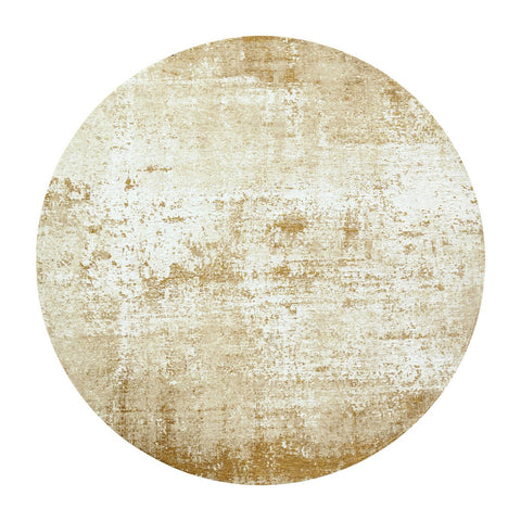 Louis De Poortere Tappeto Astratto Eco – Mercury / Giallo Dorato Collezione Virgin Land