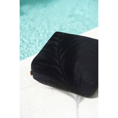 Pouf Basso Rotondo in Cotone Intrecciato Comfy Pouffe (60x25 cm)